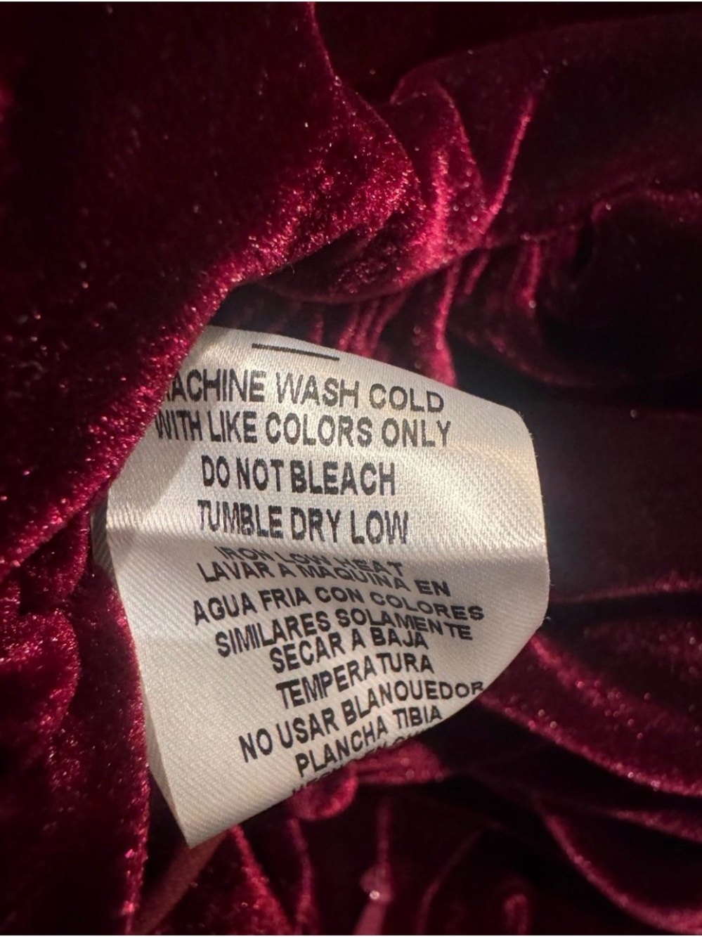 AKIRA Velvet Ruched Mini Dress in Deep Wine - Picture 9 of 9